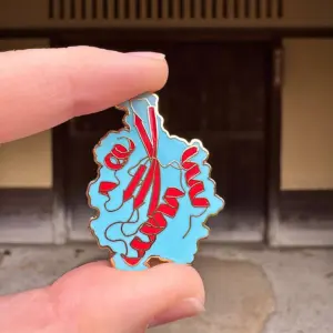 Hard enamel pins